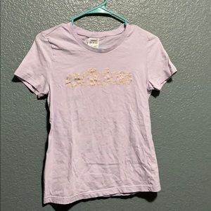 Lavender Adidas shirt
